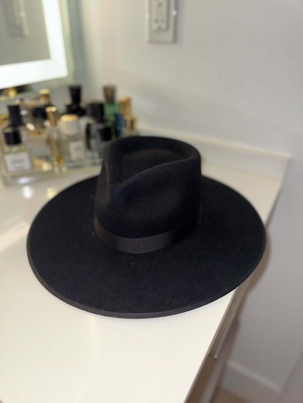 Lack of Color Noir Rancher Wool Felt Fedora Hat